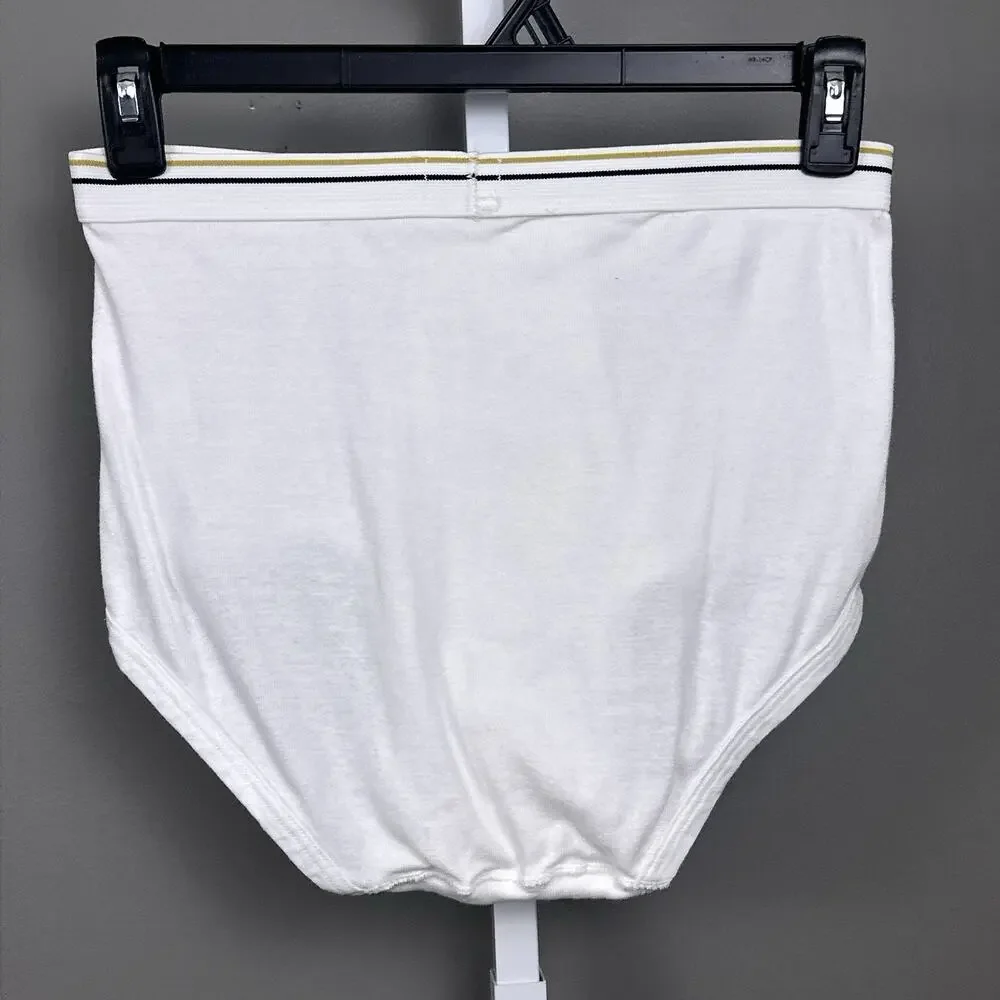 Vintage Stafford Full Cut Brief Size 36 100% Combed Cotton Underwear White USA 2